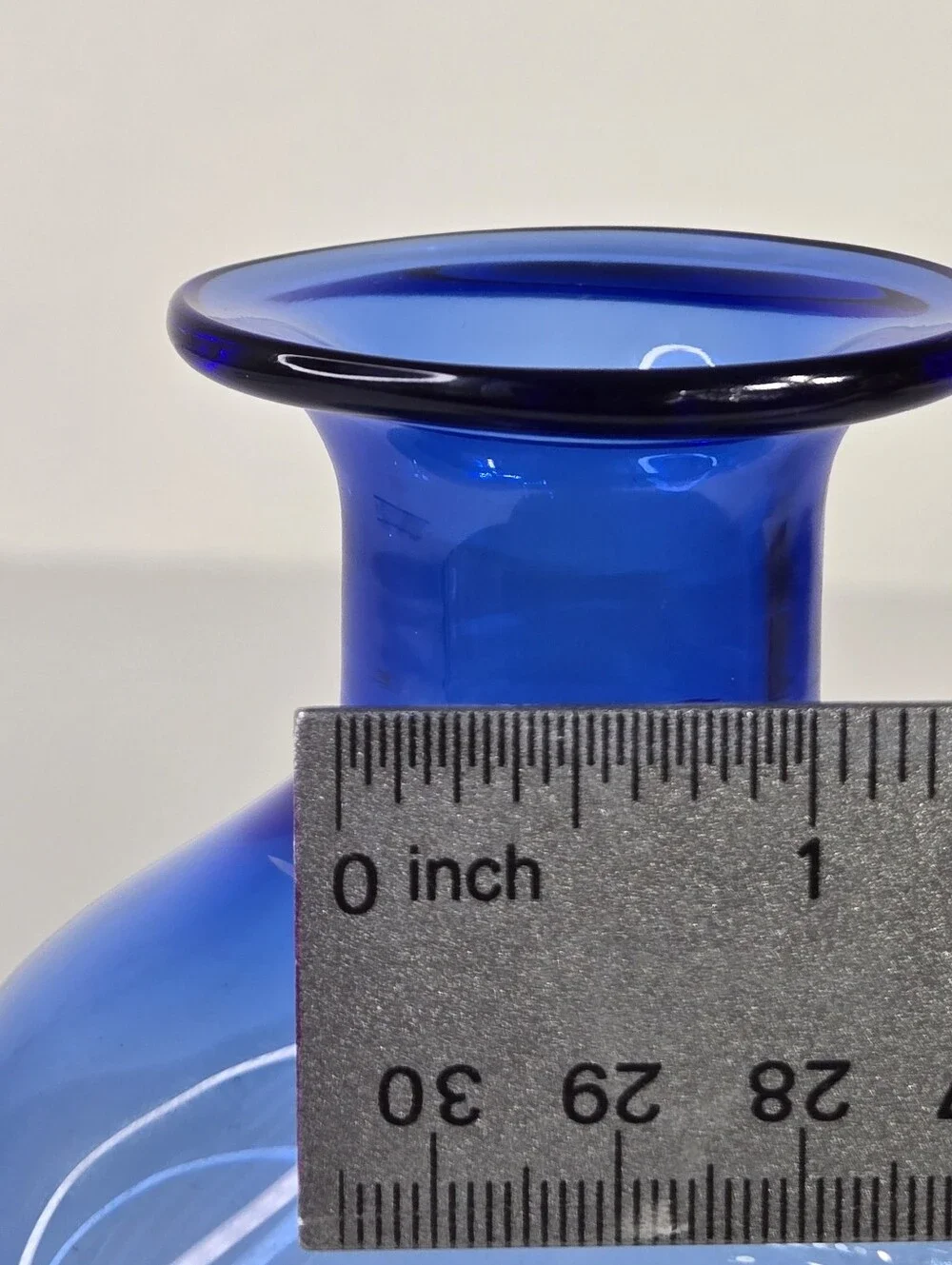 VTG‎ 1970s Kosta Boda Cobalt Blue Glass Vase Boda Studio Art Glass Colour Bertil